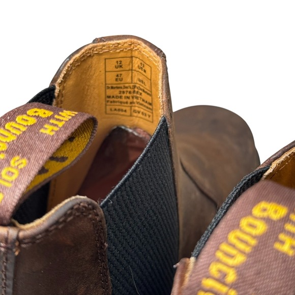 Doc Martens 2976 BEX CRAZY HORSE CHELSEA BOOTS Men's Size 13 - Picture 8 of 10